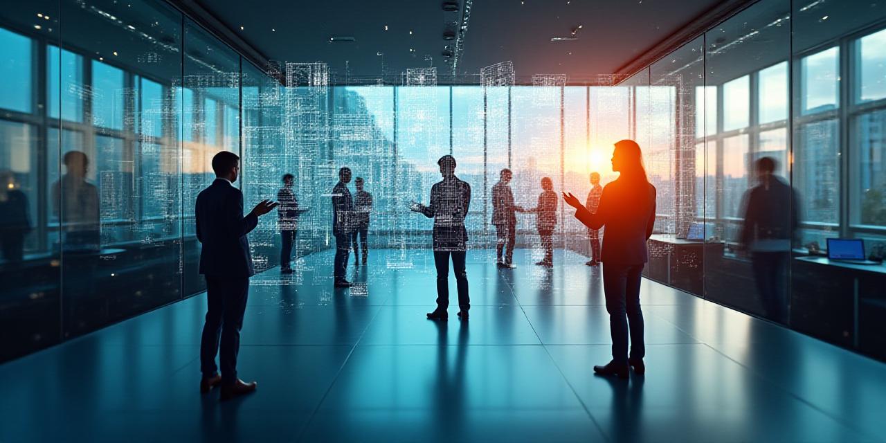 Team working together on digital architecture